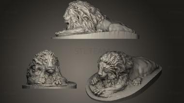 3D model borderstone lion (STL)
